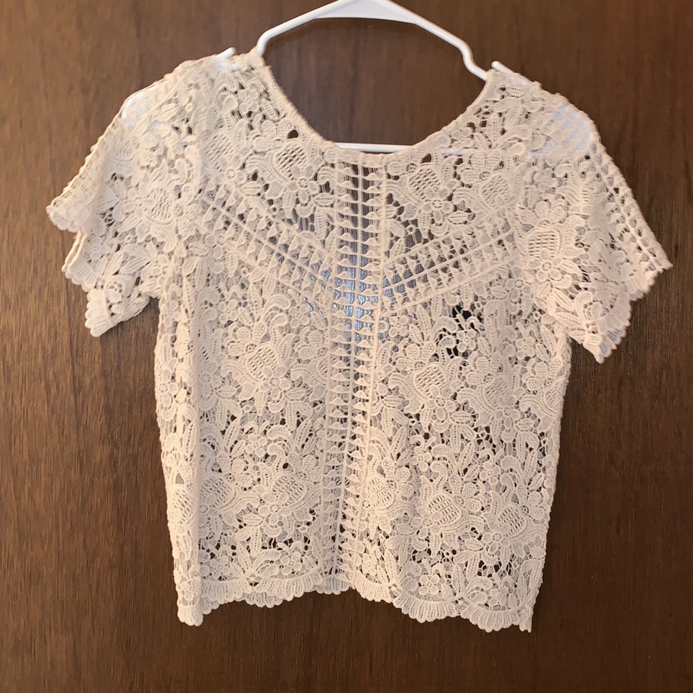 Nasty gal crochet crop top
